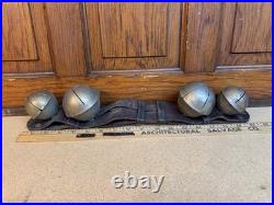 Antique Sleigh Bells Vintage Crotal 6 Petal Bells Jingle Bells