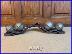 Antique Sleigh Bells Vintage Crotal 6 Petal Bells Jingle Bells