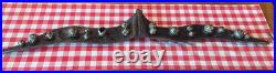 Antique Sleigh Bells on Leather Strap Early 1900's (18 Bells) (50 1/2 long)