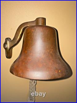 Antique Soild Brass Ships Bell