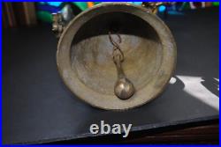Antique Solid Brass Gothic Wall Mount Door Bell