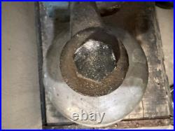 Antique Solid Brass Ship Bell 10 Nautical Maritime Salvage Wall Mt withClapper