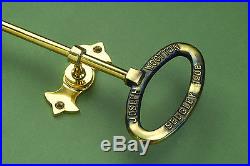 Antique Solid Brass Winchester Butlers Bell Pull Warwick Reclamation