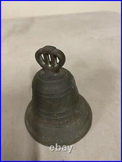 Antique Souvenirs Bronze Spanish Mission Bells San Gabriel & Maria S. Antonio Ave