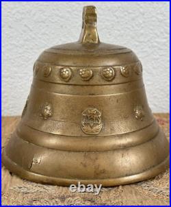 Antique Spanish Colonial Bronze Mission Church Bell New Mexico 18th Century RARE