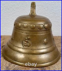 Antique Spanish Colonial Bronze Mission Church Bell New Mexico 18th Century RARE