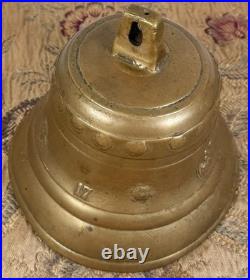Antique Spanish Colonial Bronze Mission Church Bell New Mexico 18th Century RARE