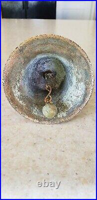 Antique Spanish Mission Church Bell 1811 Brass/Bronze 5 1/2 High Collector Bell