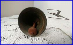 Antique Store Door Hanging Spring Brass Metal Door Bell