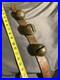 Antique String LARGE Oversized Bronze Sleigh Carriage Harness Bells