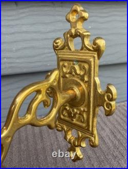 Antique Style Brass Triple Bell Storekeeper Doorbell Wall Mount With Animals 15