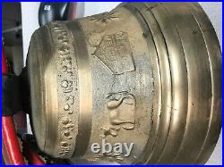 Antique Swiss Albertano LaSarraz Brass Bell