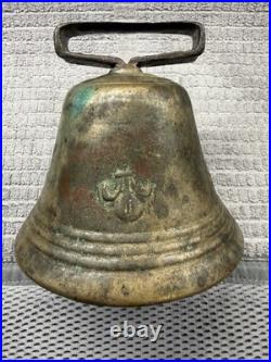 Antique Swiss Brass Cow Bell C. 1869 Helvetia WV Farm Used