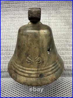 Antique Swiss Brass Cow Bell C. 1869 Helvetia WV Farm Used