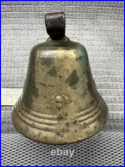 Antique Swiss Brass Cow Bell C. 1869 Helvetia WV Farm Used