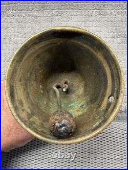 Antique Swiss Brass Cow Bell C. 1869 Helvetia WV Farm Used
