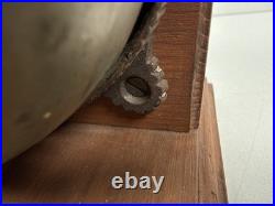 Antique Taylor's Pat. 1880 Twist Doorbell Working Porcelain Knob Victorian Video