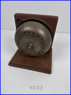 Antique Taylor's Pat. 1880 Twist Doorbell Working Porcelain Knob Victorian Video