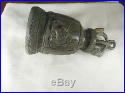 Antique Thai Bell Elephant Buddha Clapper Sound Temple Hanging Decor Collect #3