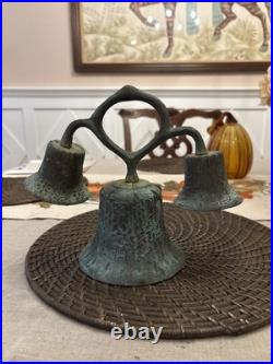 Antique Triple Bell, Bronze