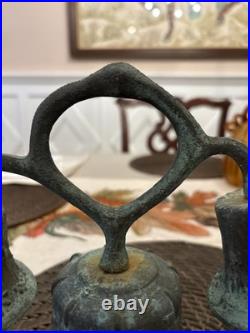 Antique Triple Bell, Bronze