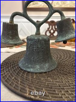 Antique Triple Bell, Bronze