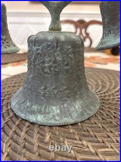 Antique Triple Bell, Bronze