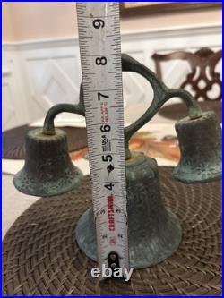 Antique Triple Bell, Bronze