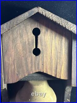 Antique True Jamestown Oak Dinner Bell, Byron Poem C1910