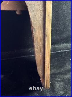 Antique True Jamestown Oak Dinner Bell, Byron Poem C1910