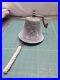 Antique USN US Navy Bronze Brass Ship's Bell Maritime Bracket Mount