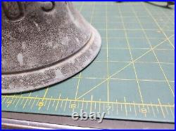 Antique USN US Navy Bronze Brass Ship's Bell Maritime Bracket Mount