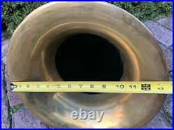 Antique VICTOR EDISON TALKOPHONE Original DISC Phonograph Brass Bell Horn Patd
