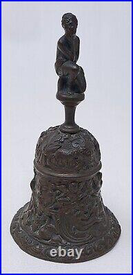 Antique Venus Kneeling Bronze Bell