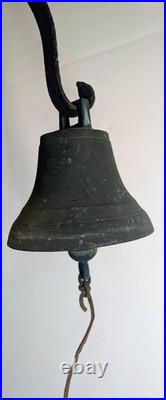 Antique Victorian 00 Bronze Call Bell East Hampton, CT 1880s Ship School