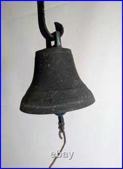 Antique Victorian 00 Bronze Call Bell East Hampton, CT 1880s Ship School