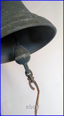 Antique Victorian 00 Bronze Call Bell East Hampton, CT 1880s Ship School