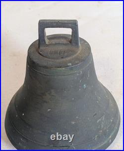 Antique Victorian 00 Bronze Call Bell East Hampton, CT 1880s Ship School