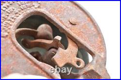 Antique Victorian 1800s Brass Door Bell Ornate Vintage Entry Hardware