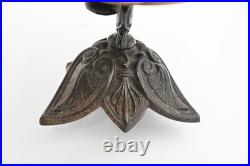 Antique Victorian 1860s Hotel Counter Top Service Brass and Iron Desk Call Bell