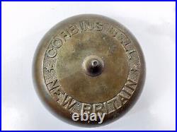 Antique Victorian 1869 Brass Door Bell Corbins Bell New Britain Corbin doorbell