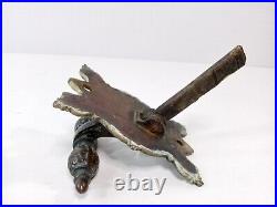 Antique Victorian 1869 Brass Door Bell Corbins Bell New Britain Corbin doorbell