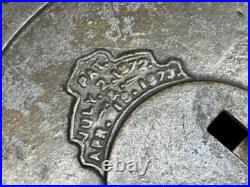 Antique Victorian Brass Eastlake Door Bell Patent Date 1872, 1873