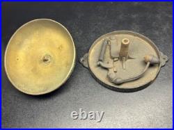 Antique Victorian Brass Eastlake Door Bell Patent Date 1872, 1873