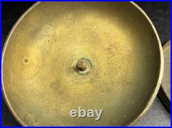 Antique Victorian Brass Eastlake Door Bell Patent Date 1872, 1873