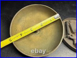 Antique Victorian Brass Eastlake Door Bell Patent Date 1872, 1873