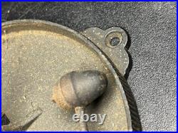 Antique Victorian Brass Eastlake Door Bell Patent Date 1872, 1873