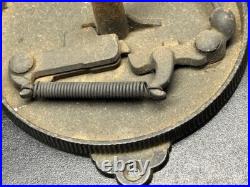 Antique Victorian Brass Eastlake Door Bell Patent Date 1872, 1873