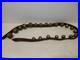 Antique Victorian Brass Embossed Graduated Sleigh Bells 50 Inches Long