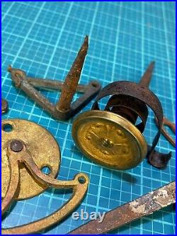 Antique Victorian Brass Servants Bell Hardware